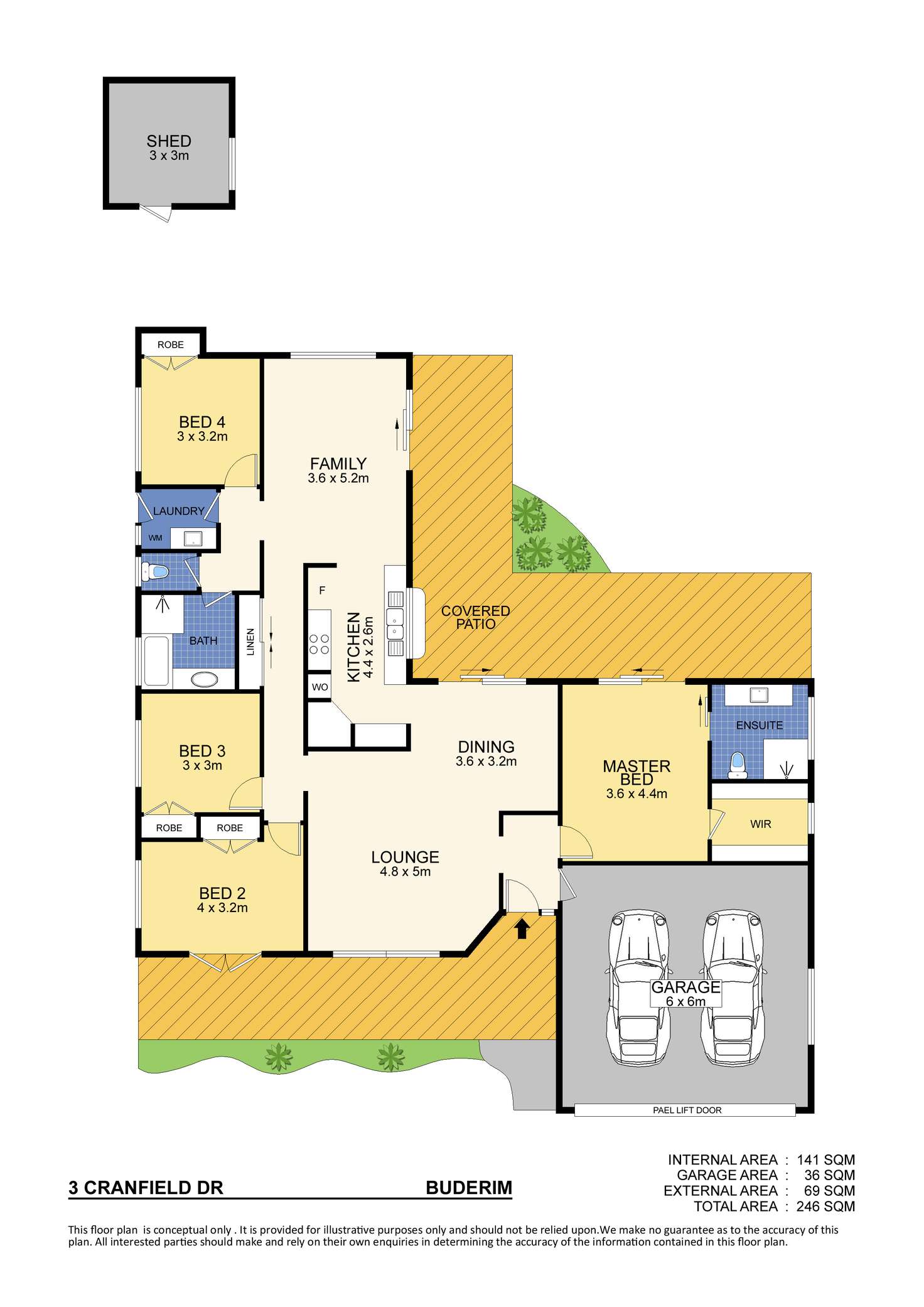 Floorplan of Homely house listing, 3 Cranfield Drive, Buderim QLD 4556