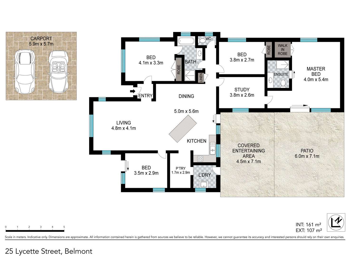 Floorplan of Homely house listing, 25 Lycette St, Belmont QLD 4153