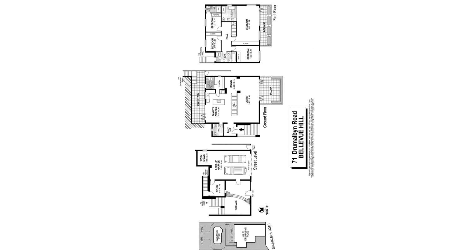 Floorplan of Homely house listing, 71 Drumalbyn Rd, Bellevue Hill NSW 2023