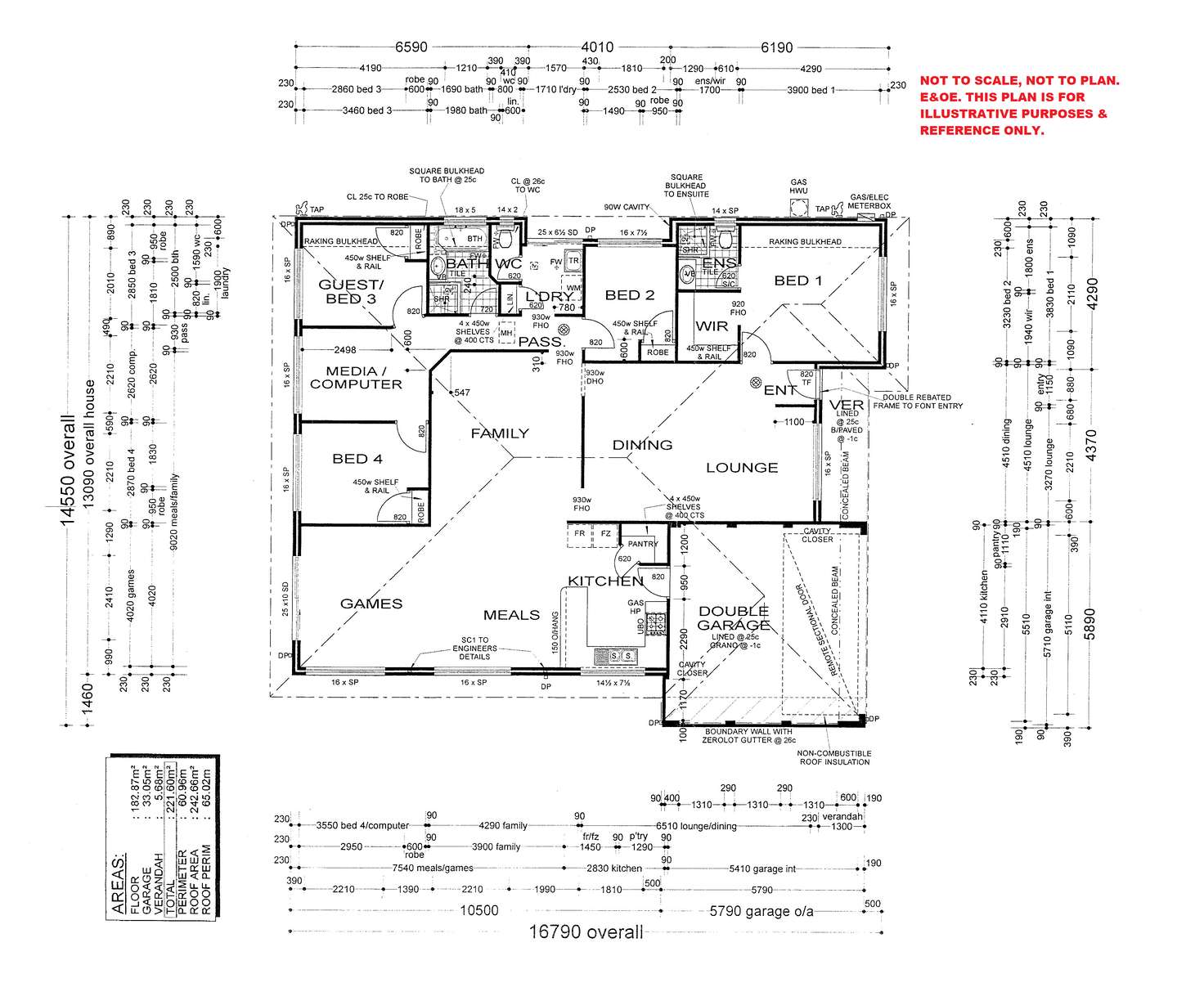 Floorplan of Homely house listing, 50 Osten Drive, Langford WA 6147