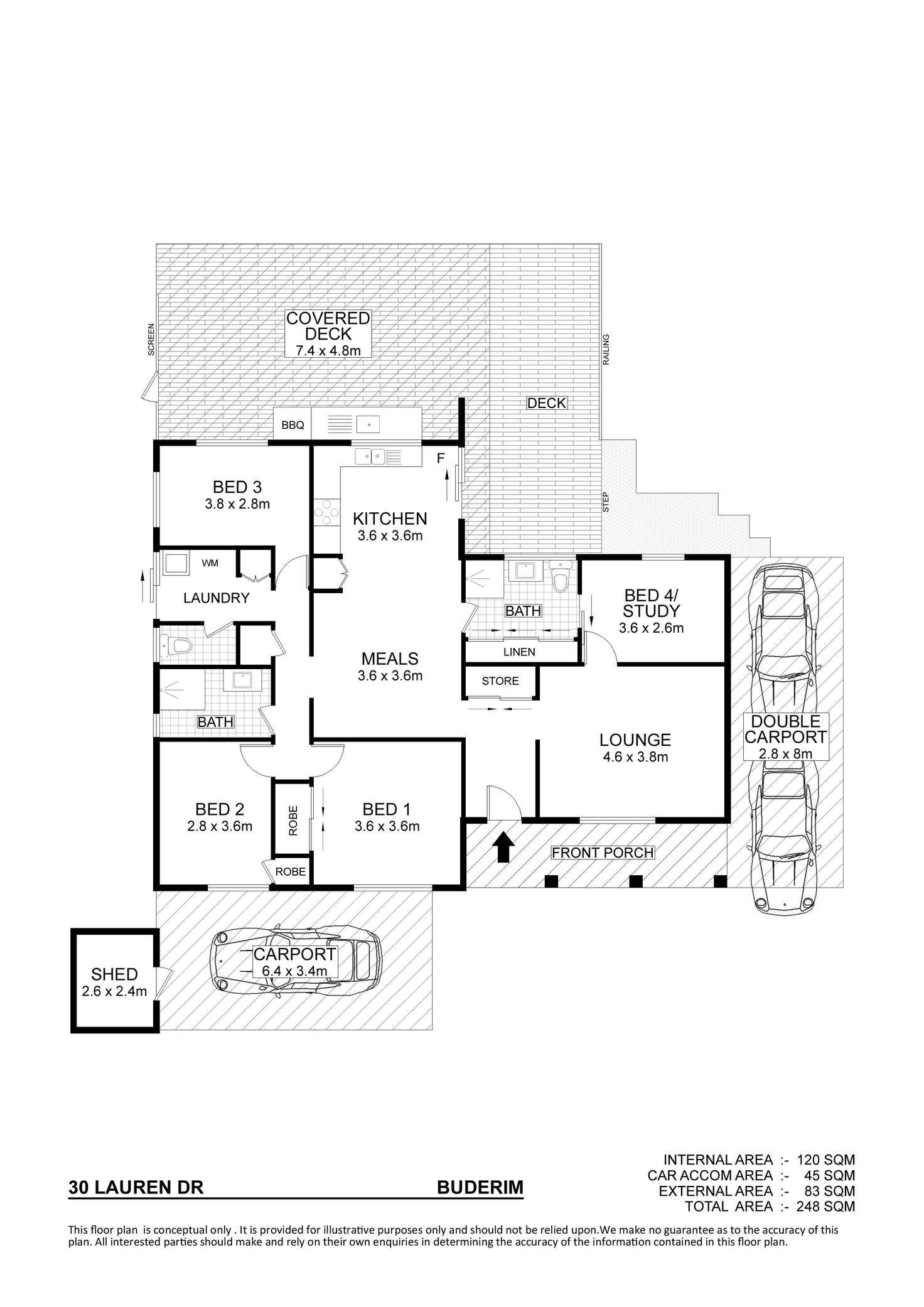Floorplan of Homely house listing, 30 Lauren Dr, Buderim QLD 4556