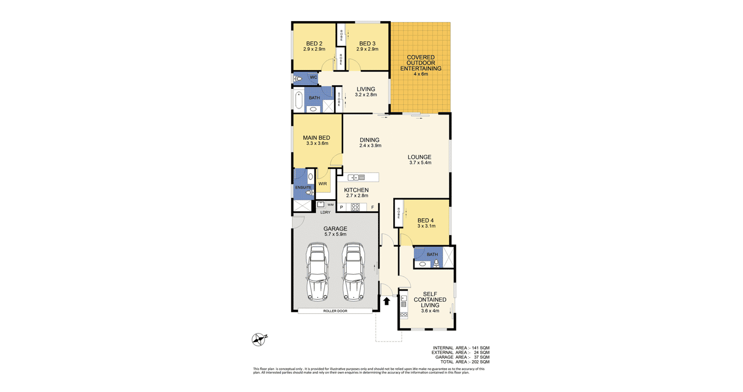 Floorplan of Homely house listing, 2 Curtis Street, Mountain Creek QLD 4557