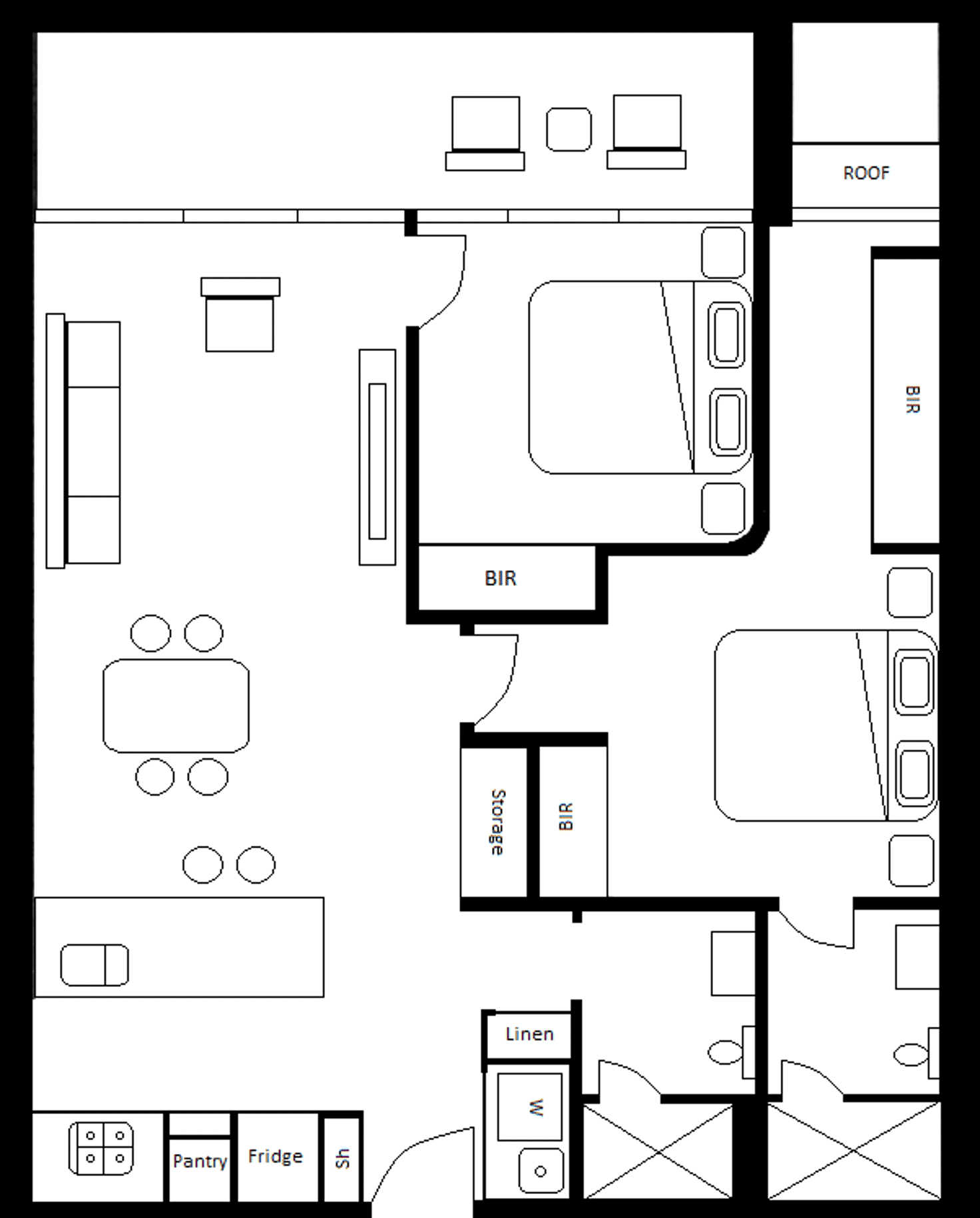 Floorplan of Homely apartment listing, 108/23-31 Small, Hampton VIC 3188