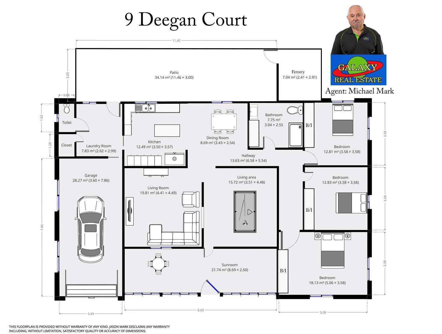 Floorplan of Homely house listing, 9 Deegan Ct, Avenell Heights QLD 4670