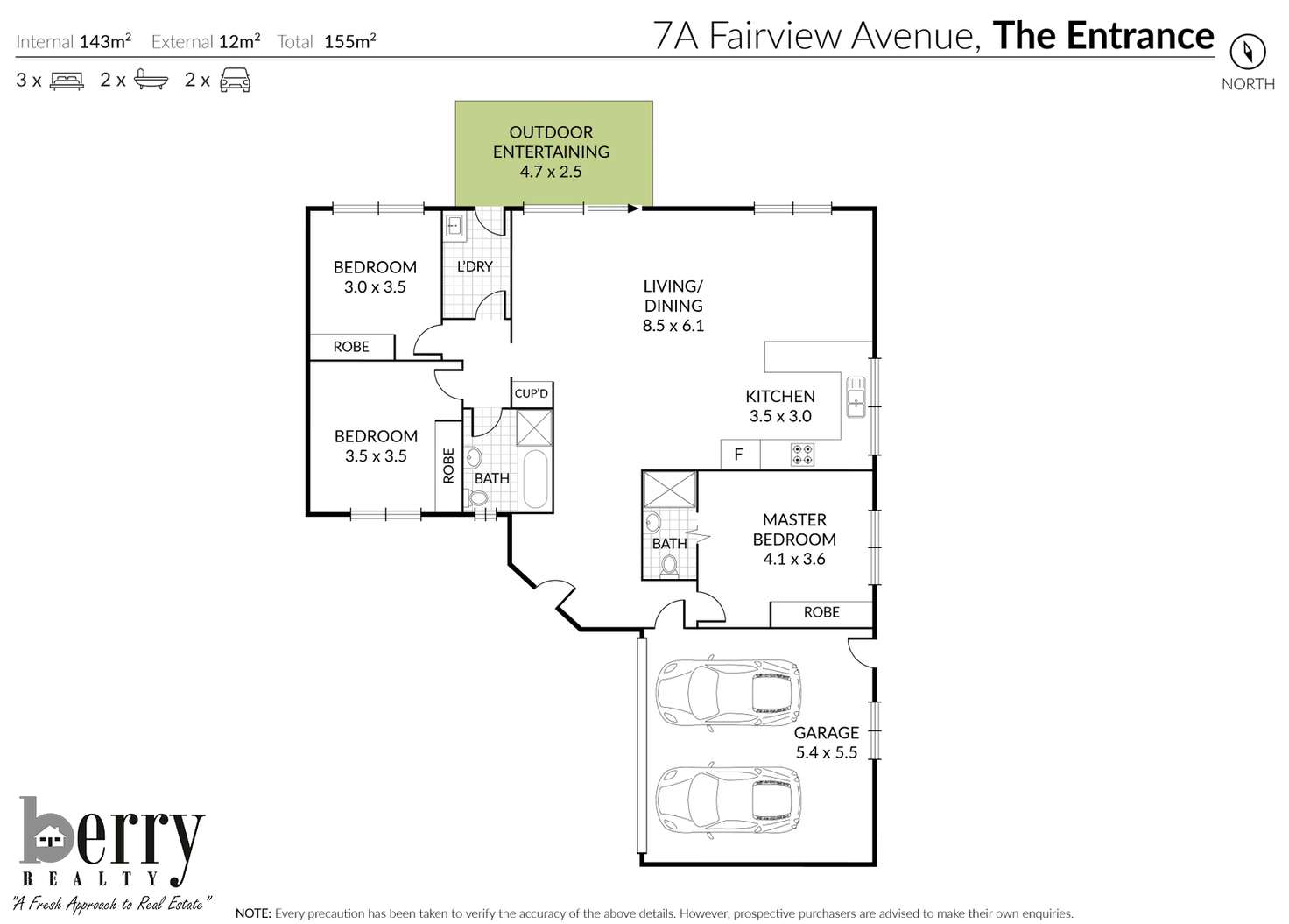 Floorplan of Homely villa listing, 7A Fairview Ave, The Entrance NSW 2261