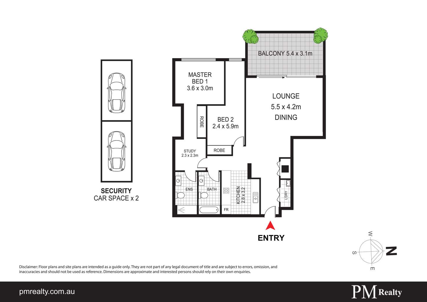 Floorplan of Homely apartment listing, 509/9 John St, Mascot NSW 2020