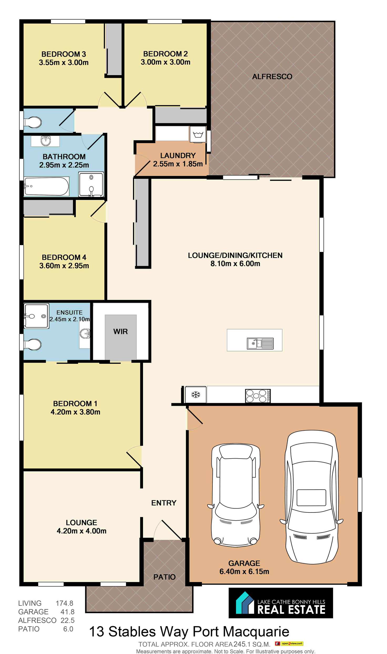 Floorplan of Homely house listing, 13 Stables Way, Port Macquarie NSW 2444