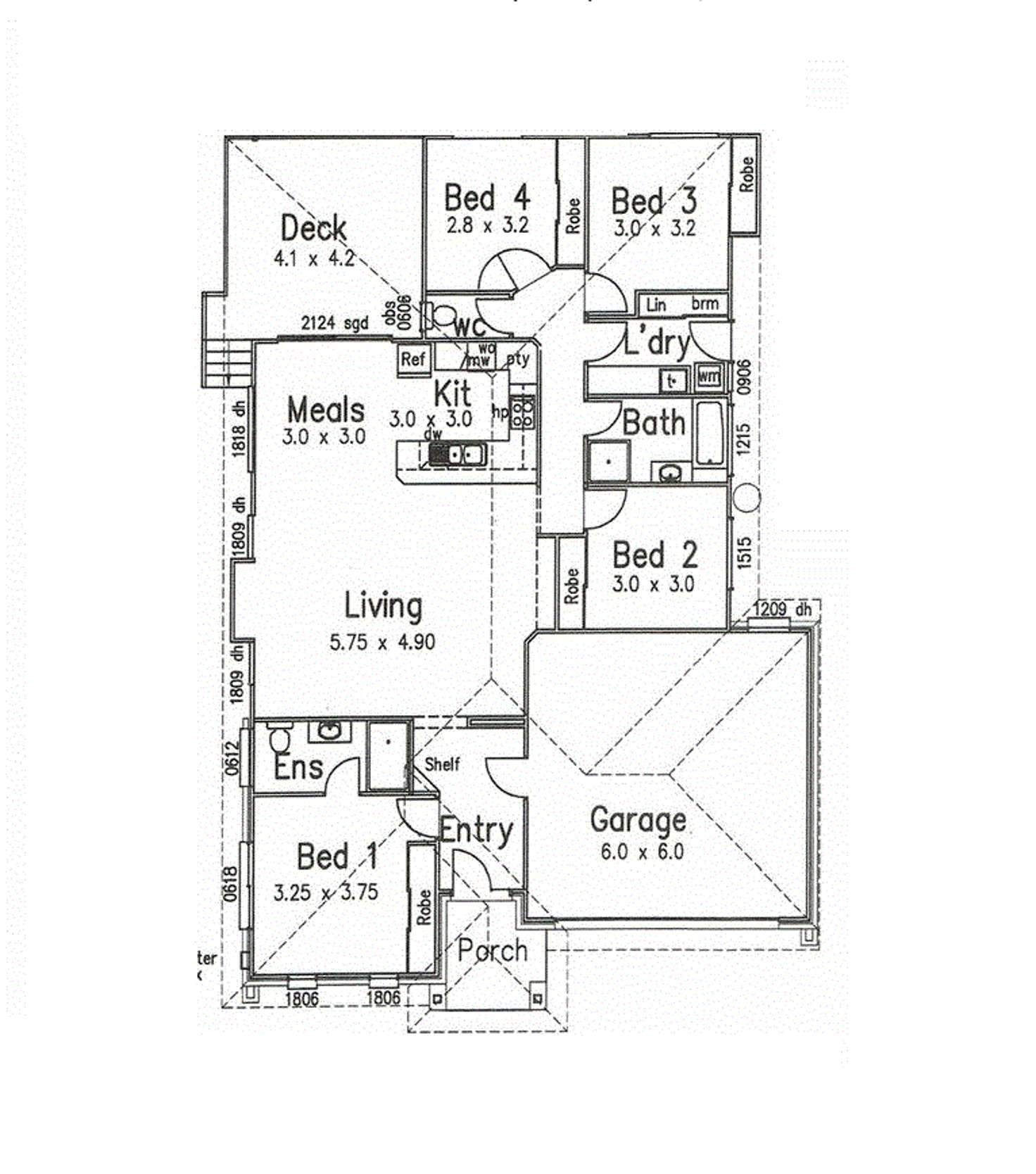 Floorplan of Homely house listing, 30 Rasmussen Cres, Redbank Plains QLD 4301