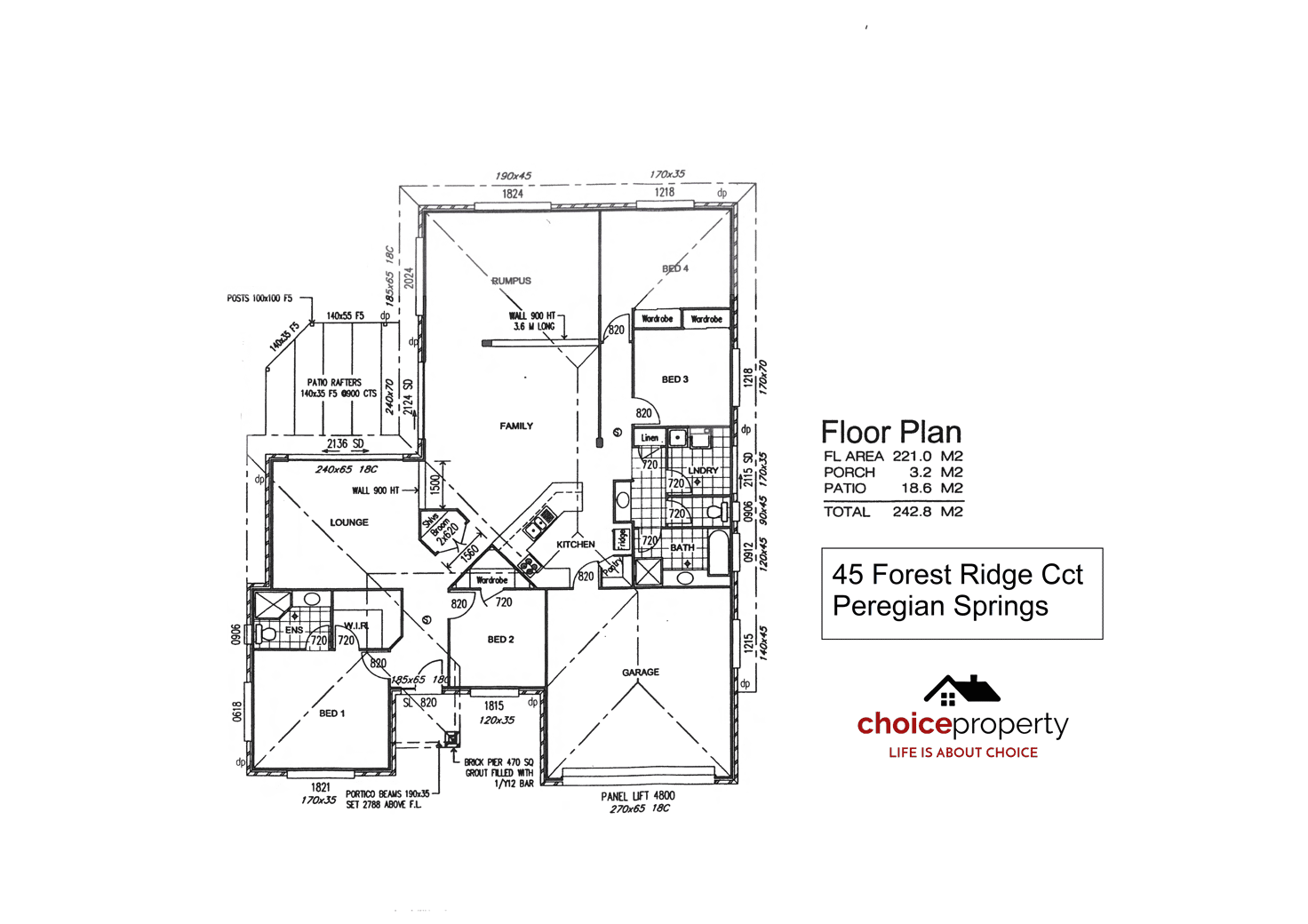 Floorplan of Homely house listing, 45 Forest Ridge Cct, Peregian Springs QLD 4573