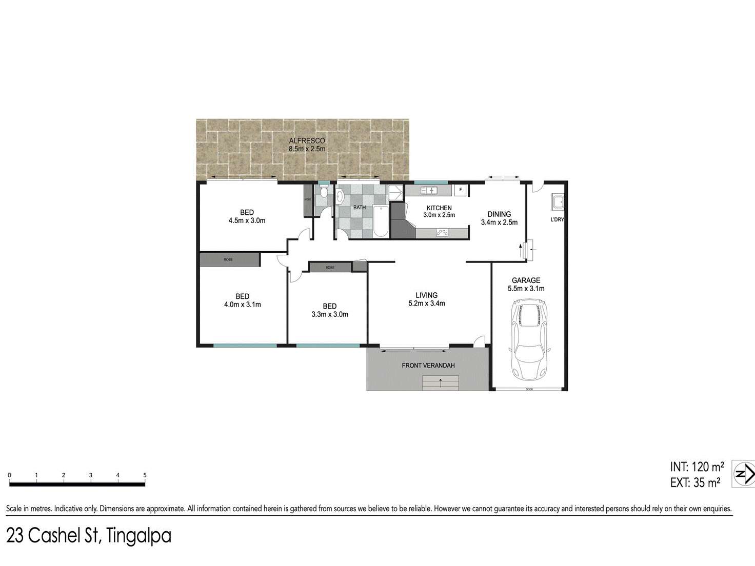 Floorplan of Homely house listing, 23 Cashel St, Tingalpa QLD 4173