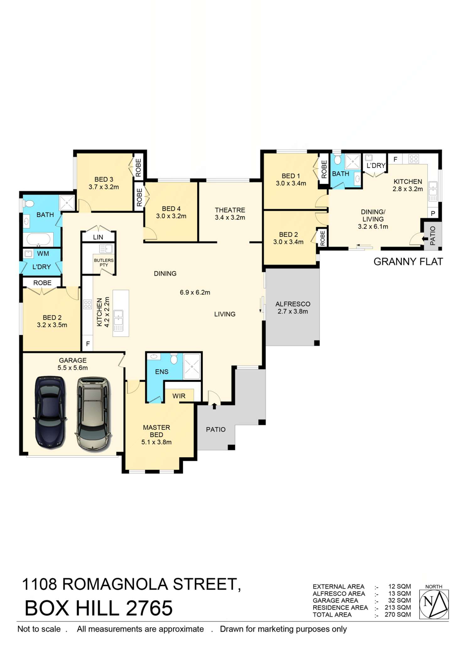 Floorplan of Homely house listing, 35 Romagnola St, Box Hill NSW 2765