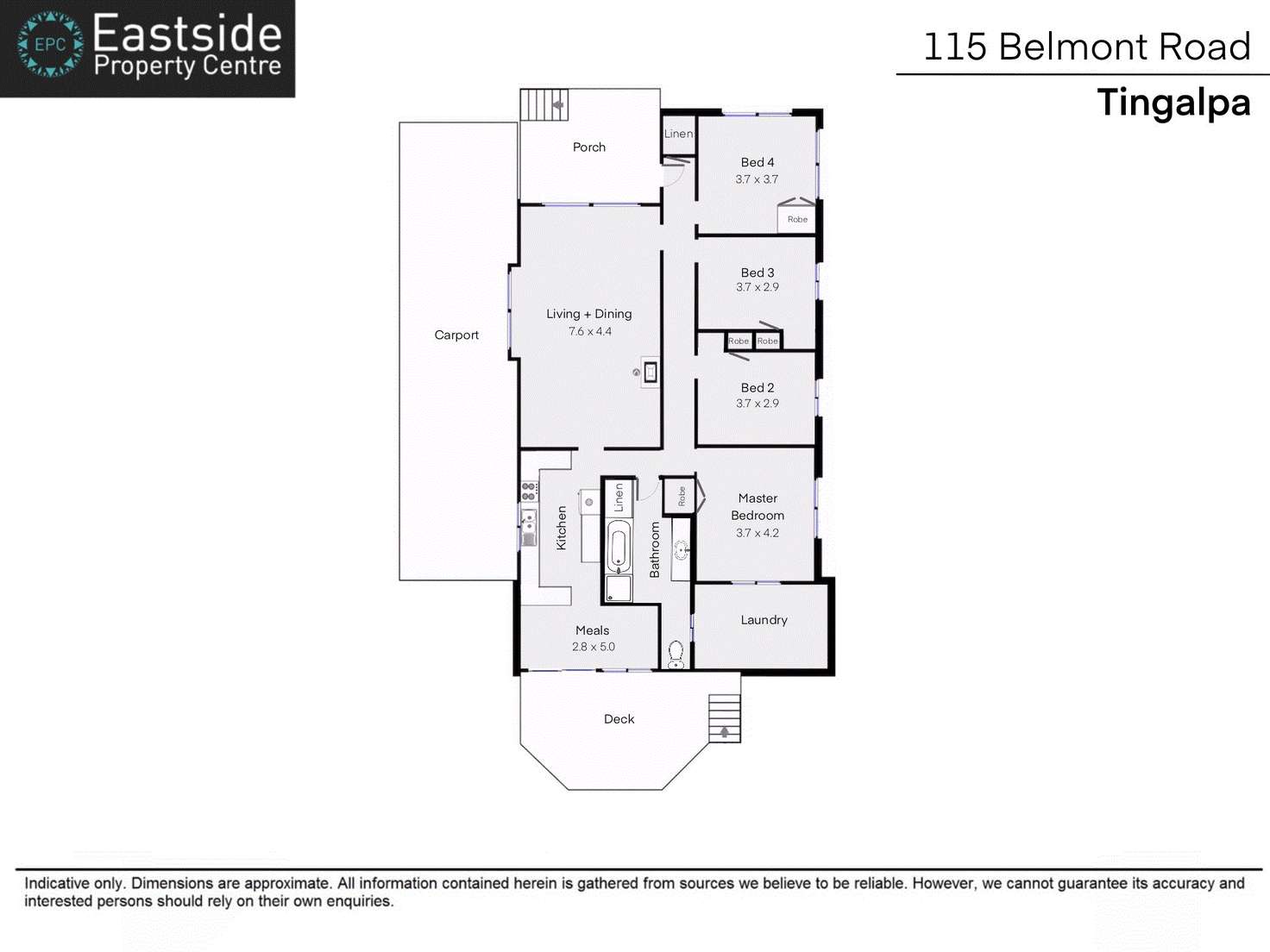 Floorplan of Homely house listing, 115 Belmont Rd, Tingalpa QLD 4173