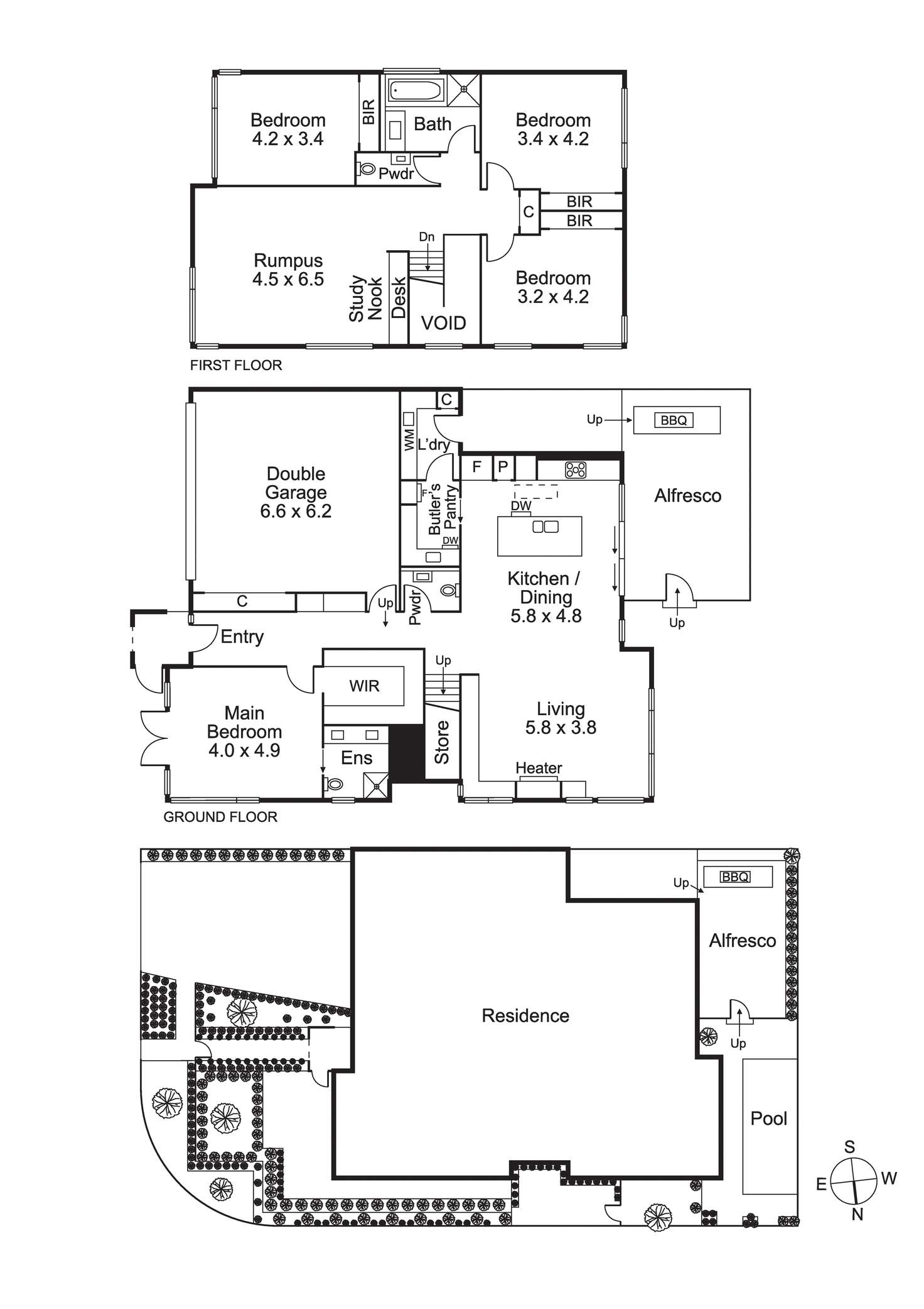 Floorplan of Homely house listing, 51 Bourneville Ave, Brighton East VIC 3187