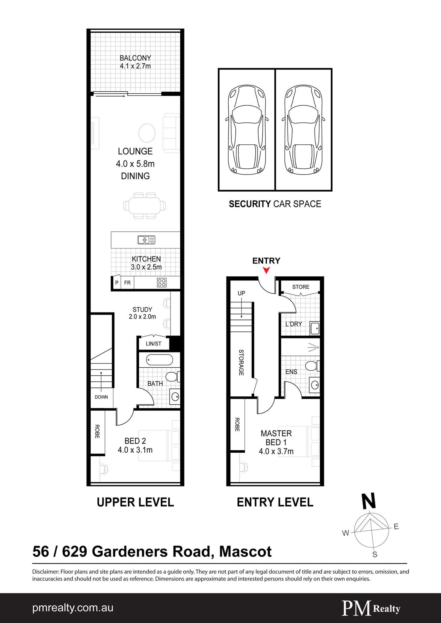 Floorplan of Homely apartment listing, 56/629 Gardeners Rd, Mascot NSW 2020