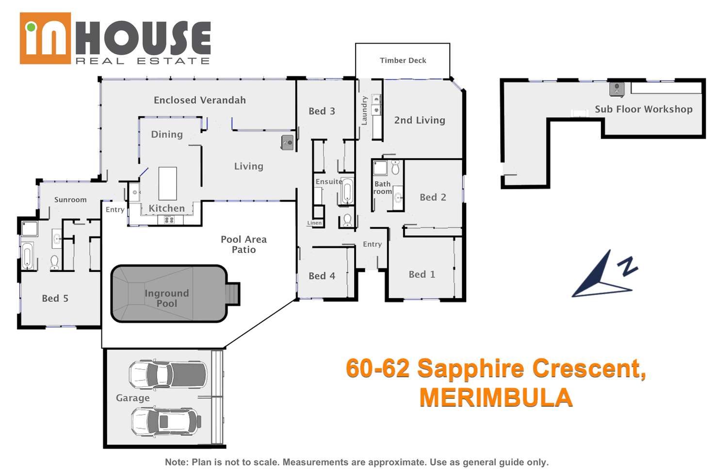 Floorplan of Homely house listing, 60-62 Sapphire Cres, Merimbula NSW 2548