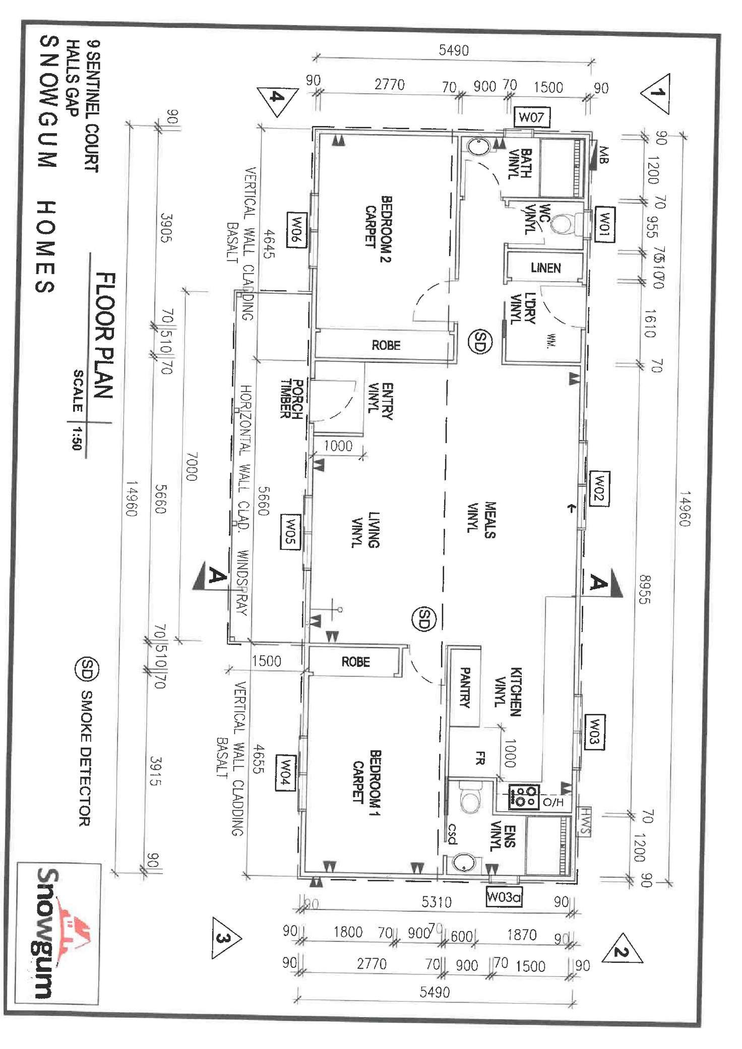 Floorplan of Homely house listing, 9 Sentinel Ct, Halls Gap VIC 3381