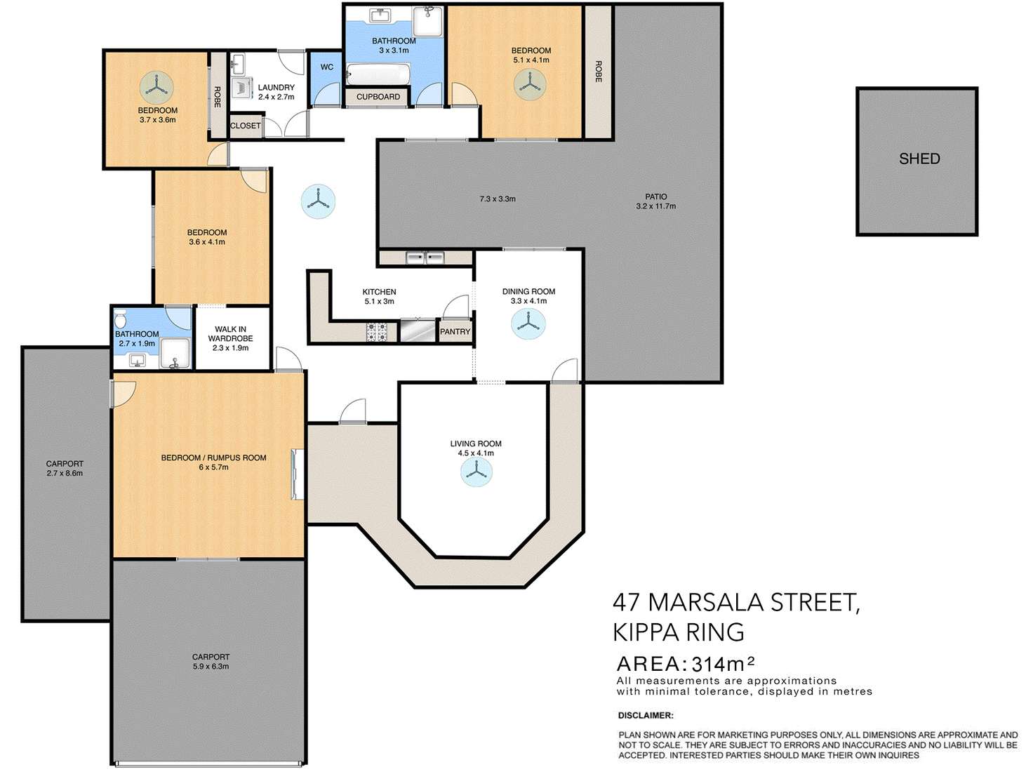 Floorplan of Homely house listing, 47 Marsala St, Kippa-ring QLD 4021