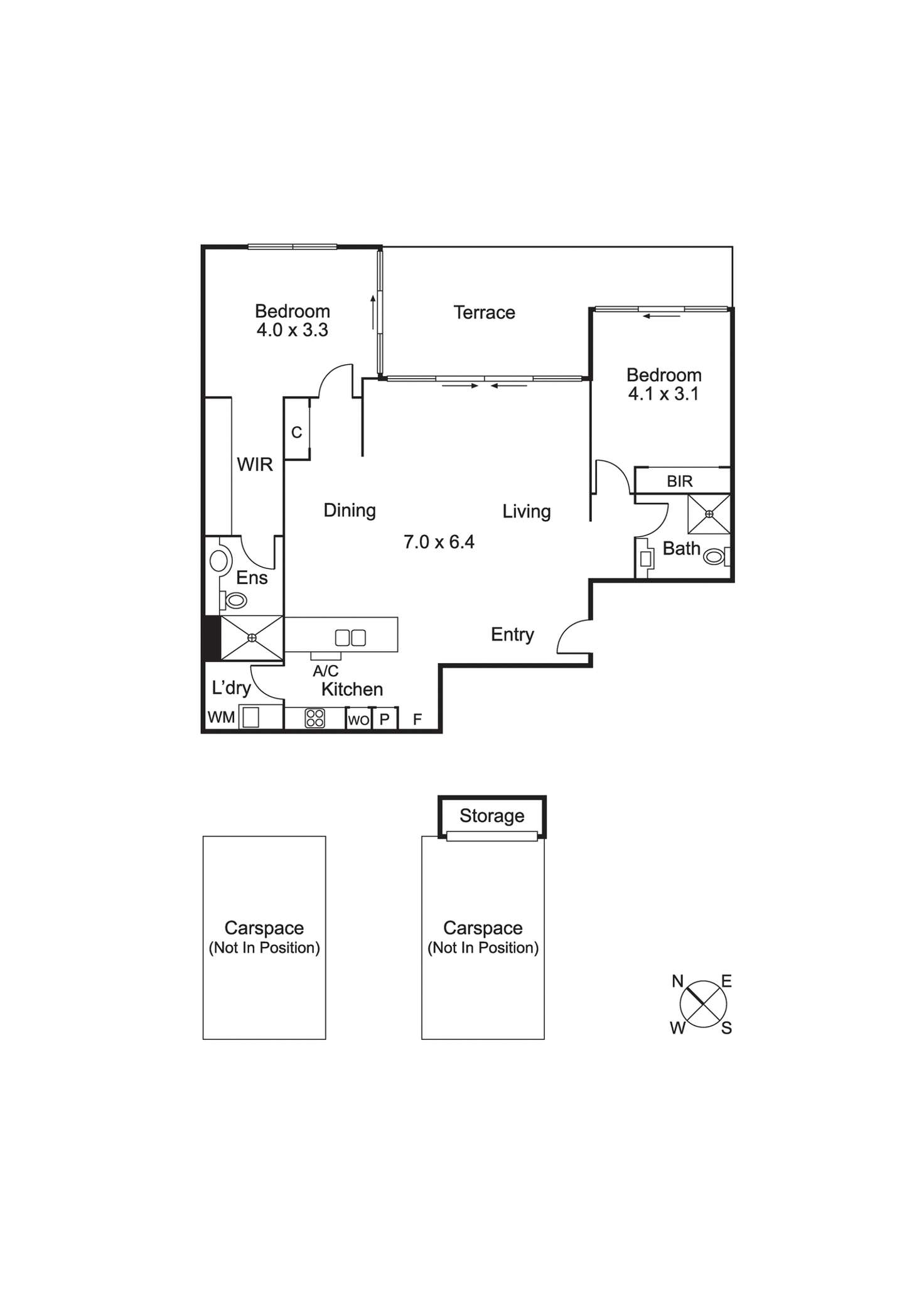 Floorplan of Homely apartment listing, Penthouse 604/7B Remington Dr, Highett VIC 3190