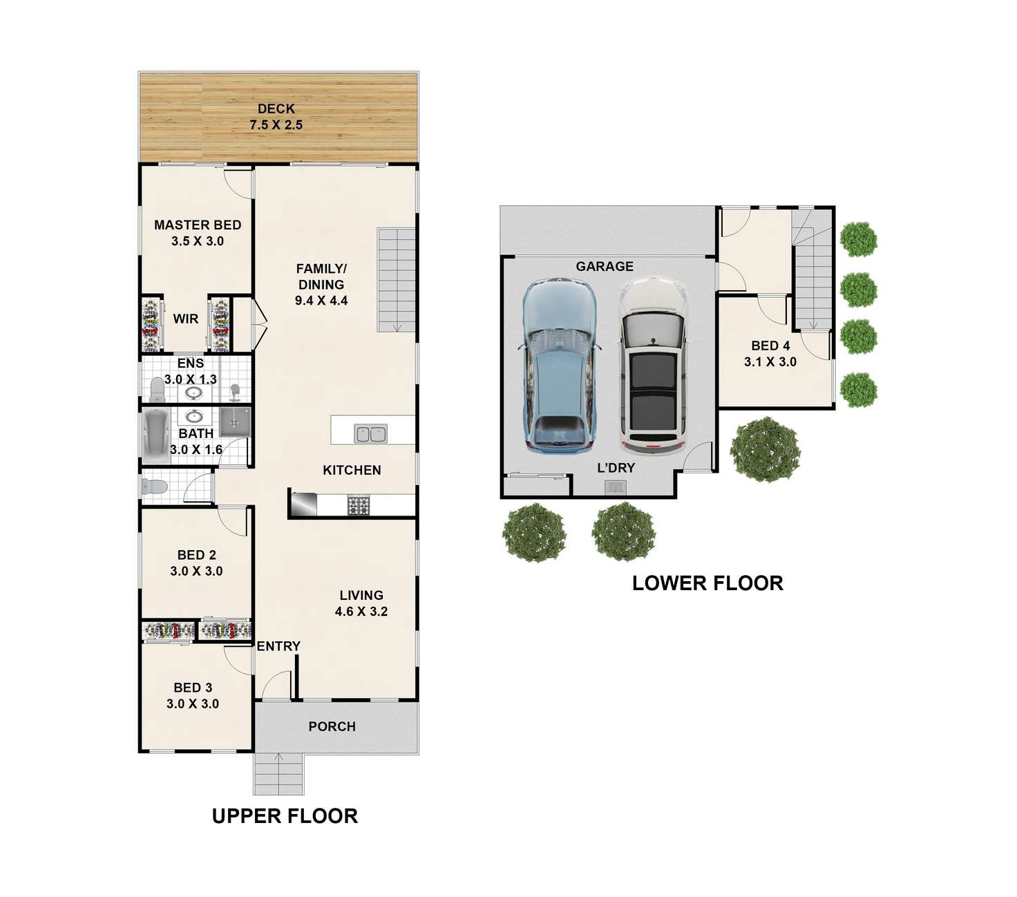 Floorplan of Homely house listing, 45 Springfield Central Bvd, Springfield Lakes QLD 4300