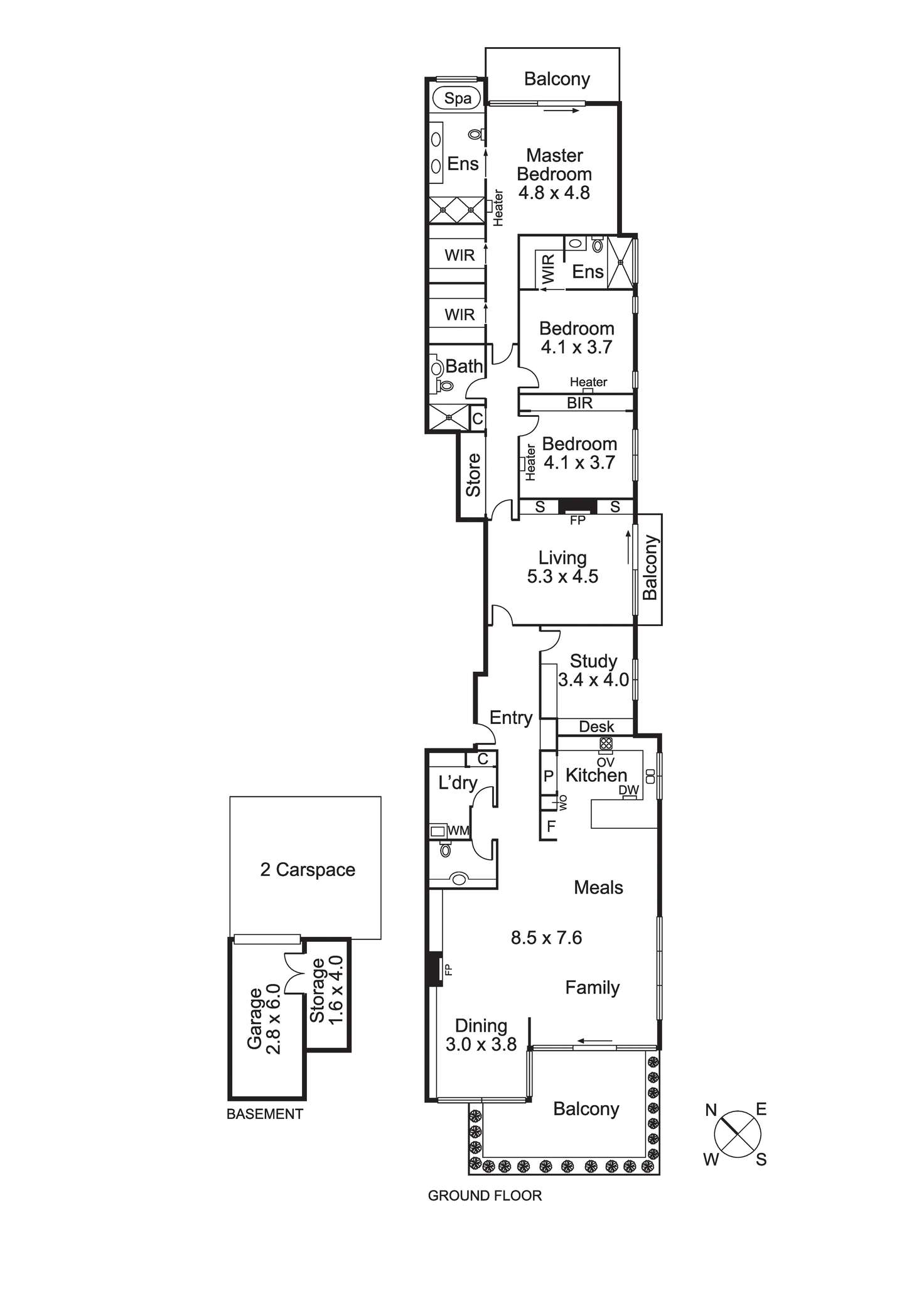 Floorplan of Homely apartment listing, 4/200 Esplanade, Brighton VIC 3186