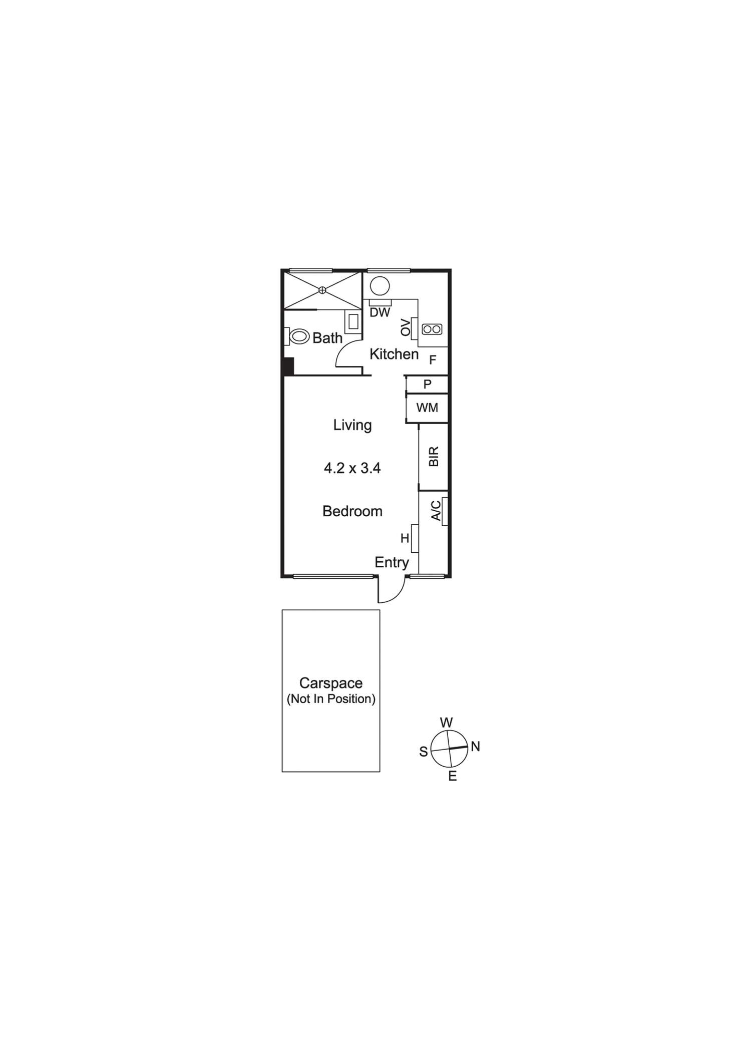 Floorplan of Homely unit listing, Unit 10/62-72 Bay Rd, Sandringham VIC 3191