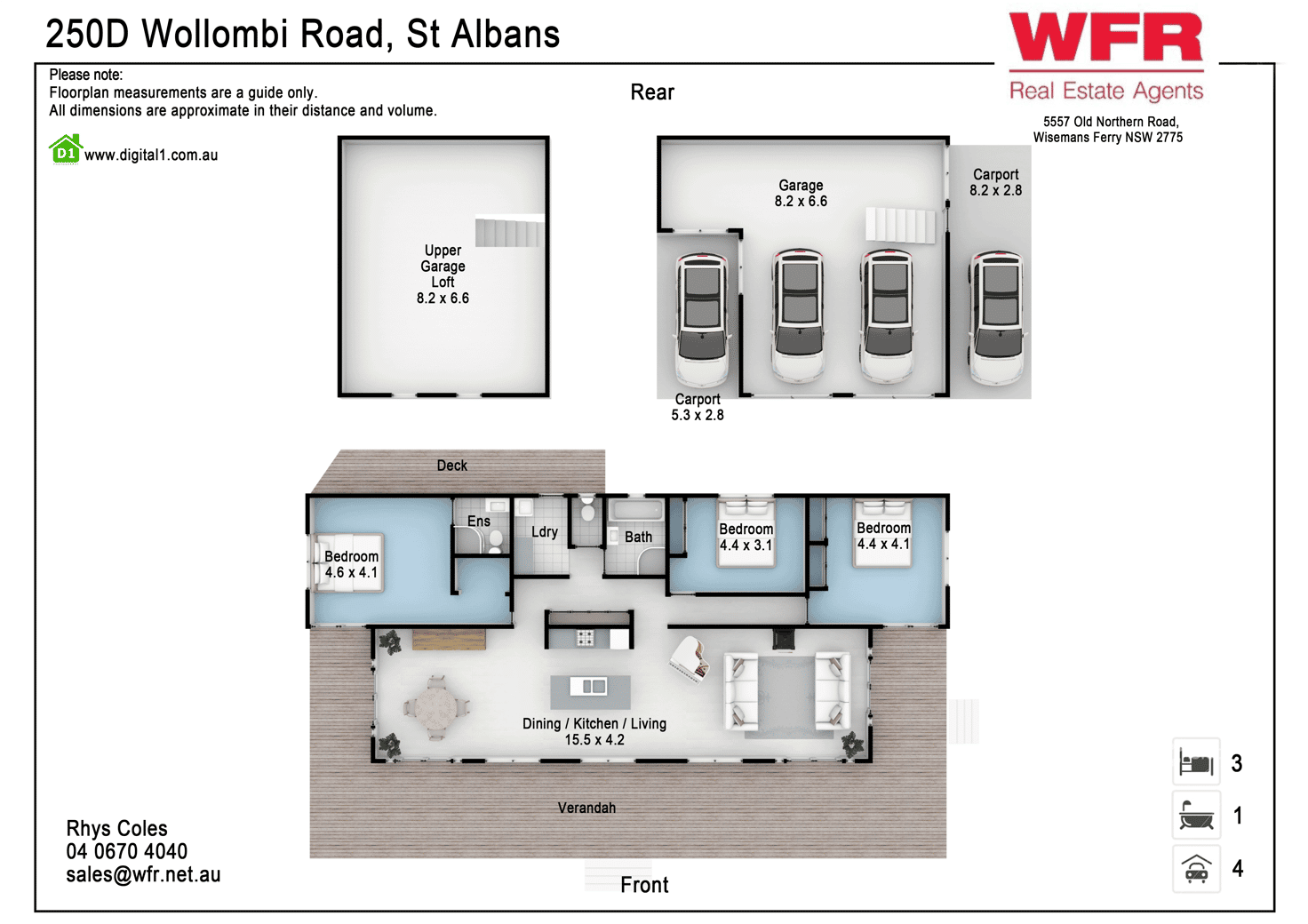 Floorplan of Homely house listing, 250D Wollombi Rd, St Albans NSW 2775