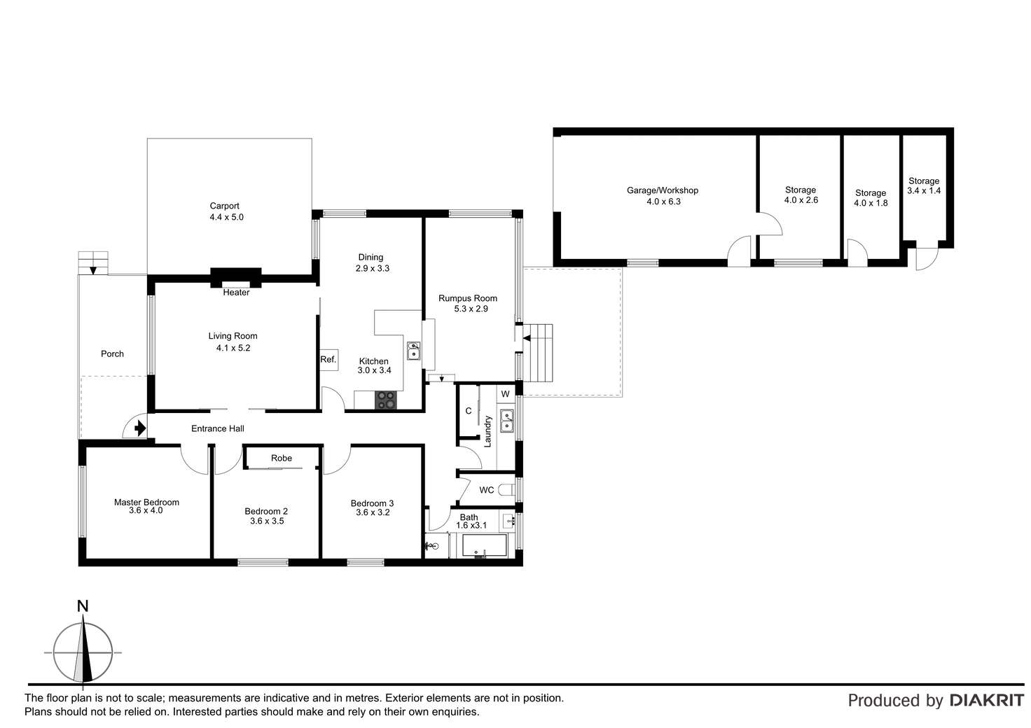 Floorplan of Homely house listing, 316 Milleara Road, Avondale Heights VIC 3034