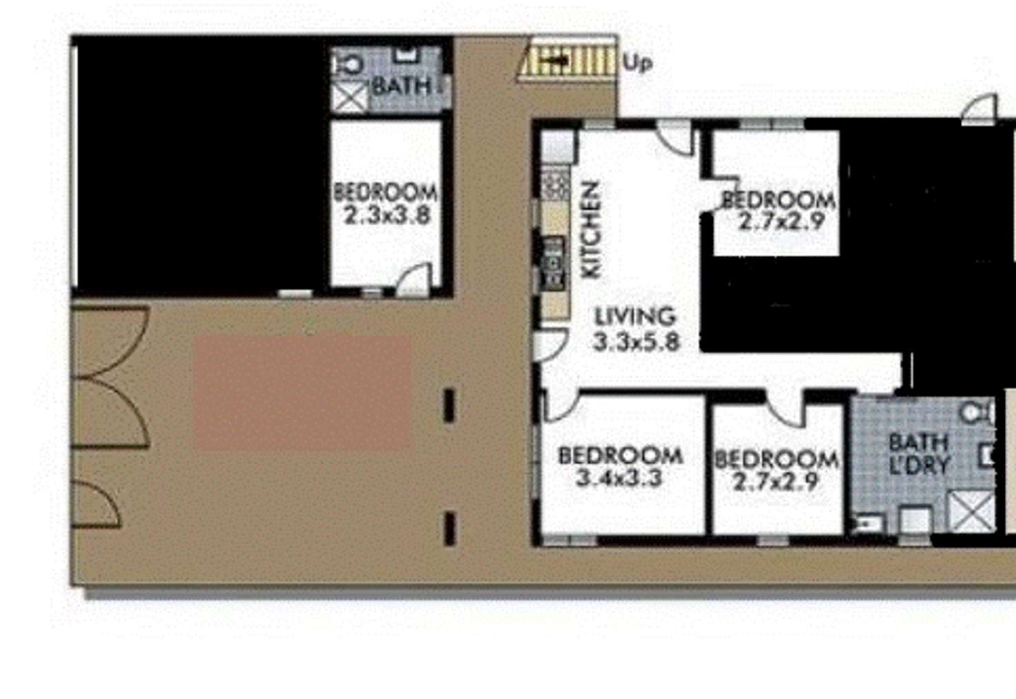 Floorplan of Homely unit listing, Unit 3/221 Birrell Street, Bronte NSW 2024