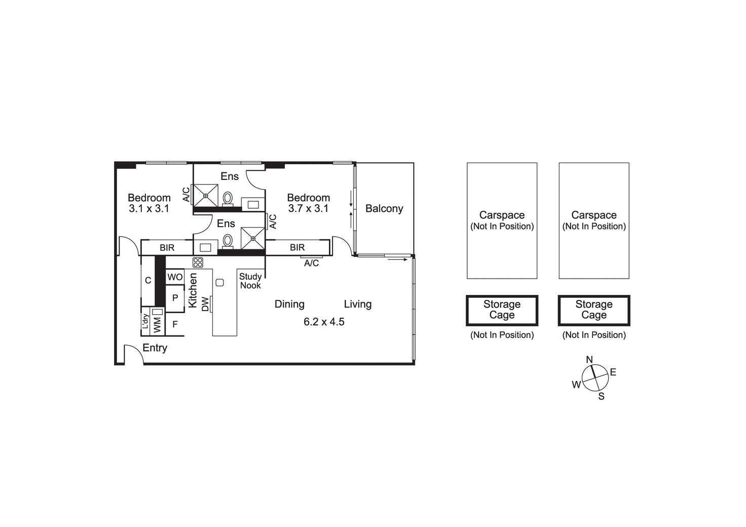 Floorplan of Homely apartment listing, Unit 103/90 Comer St, Brighton East VIC 3187