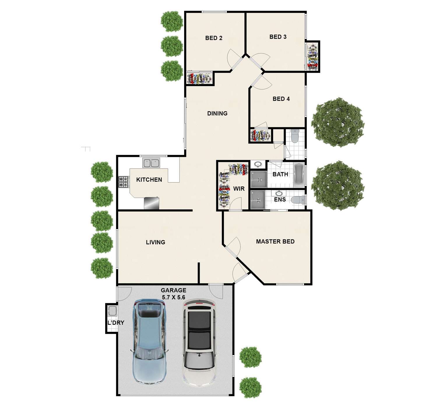 Floorplan of Homely house listing, 20 Hine Court, Redbank Plains QLD 4301