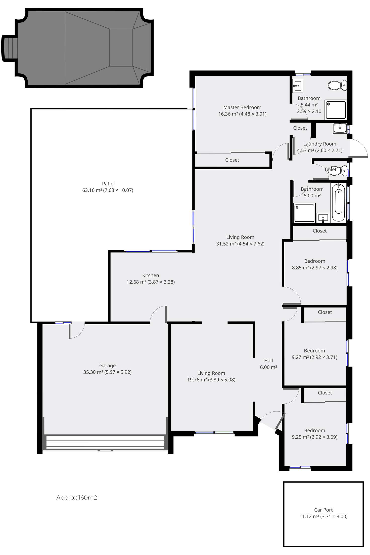 Floorplan of Homely house listing, 85 Brumby Circuit, Sumner QLD 4074