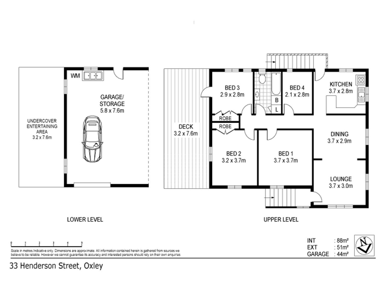 Floorplan of Homely house listing, 33 Henderson St, Oxley QLD 4075