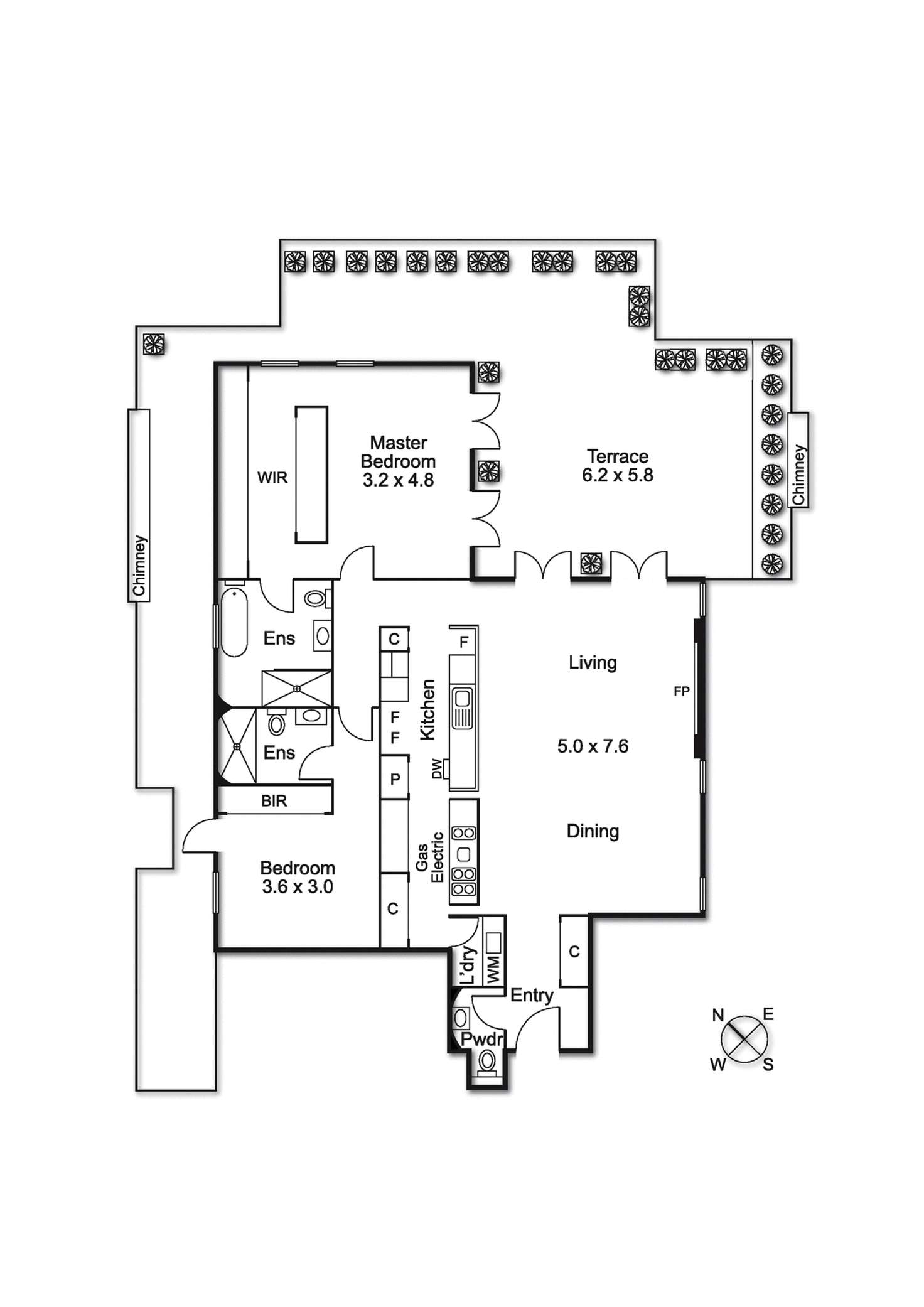 Floorplan of Homely apartment listing, Apartment 10/15 Well St, Brighton VIC 3186