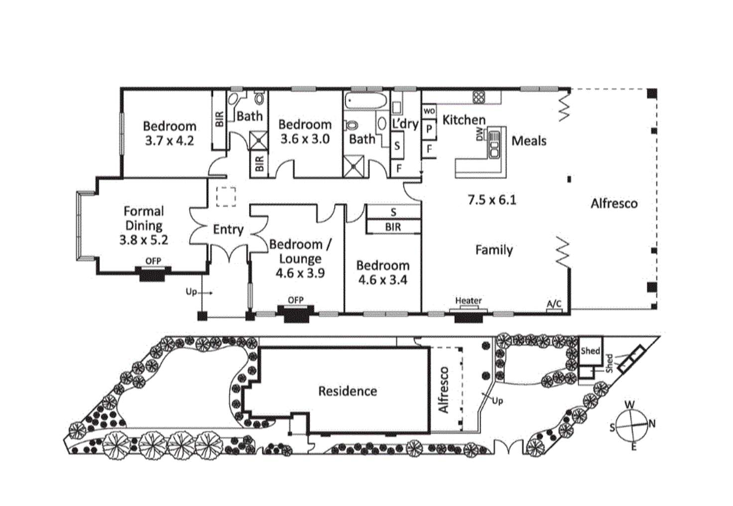 Floorplan of Homely house listing, 1B Edgar St, Brighton VIC 3186