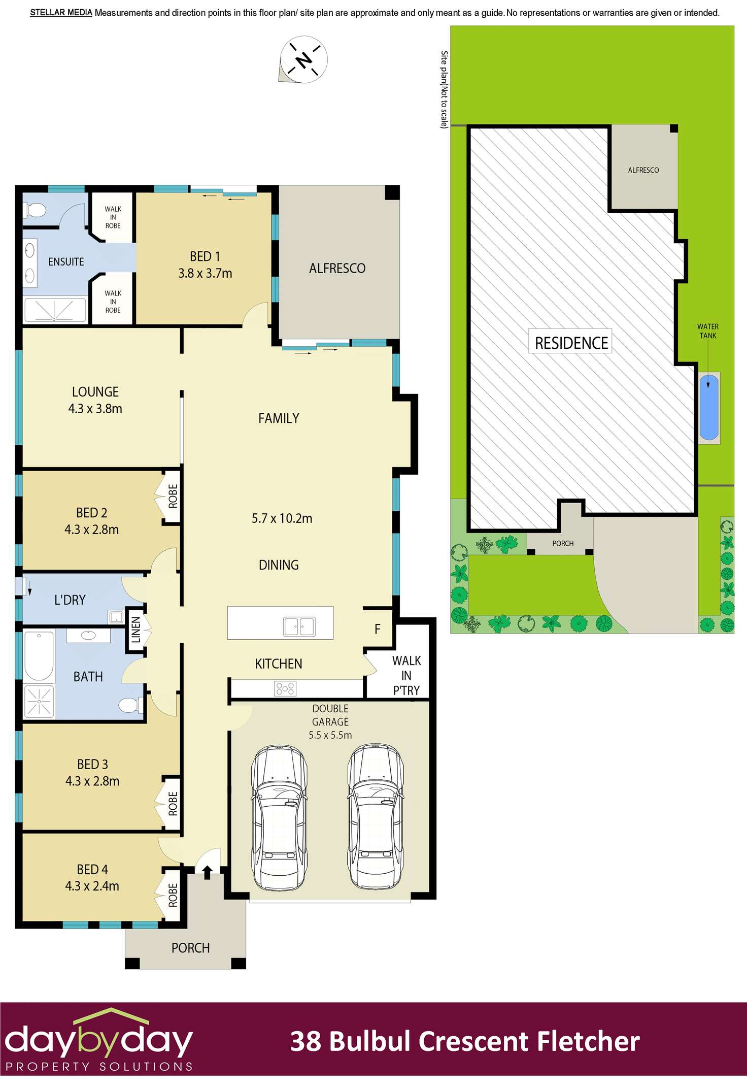 Floorplan of Homely house listing, 38 Bulbul Cres, Fletcher NSW 2287