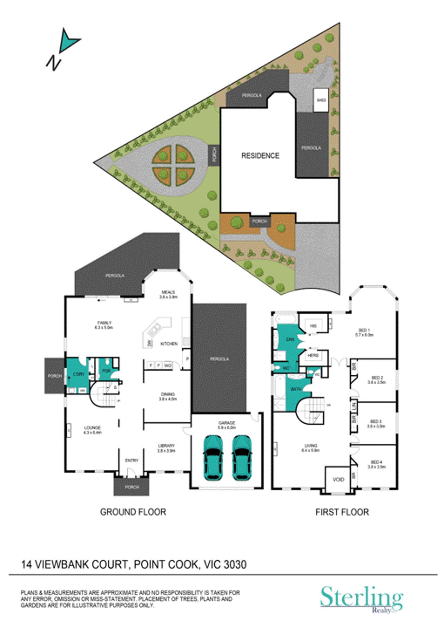 Floorplan of Homely house listing, 14 Viewbank Court, Sanctuary Lakes VIC 3030