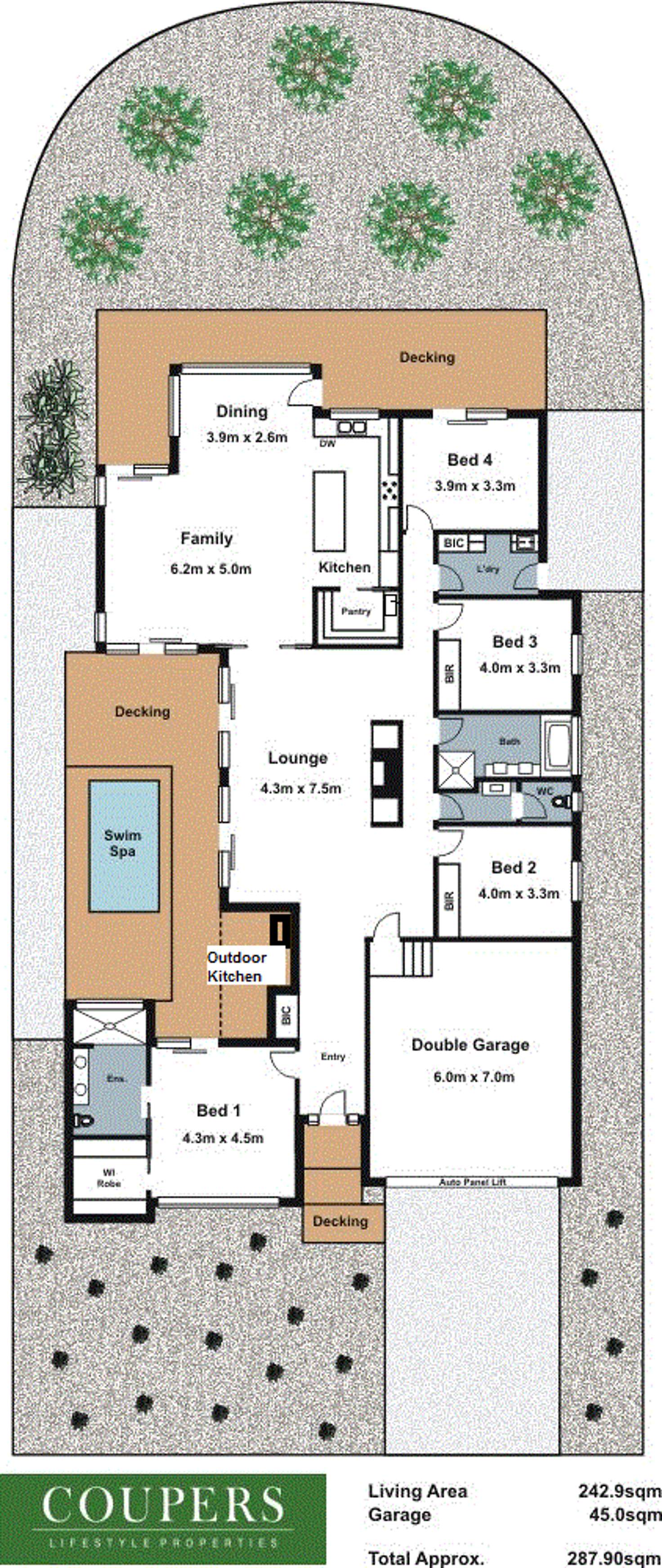 Floorplan of Homely house listing, 36 The Ridge Rd, Fingal VIC 3939