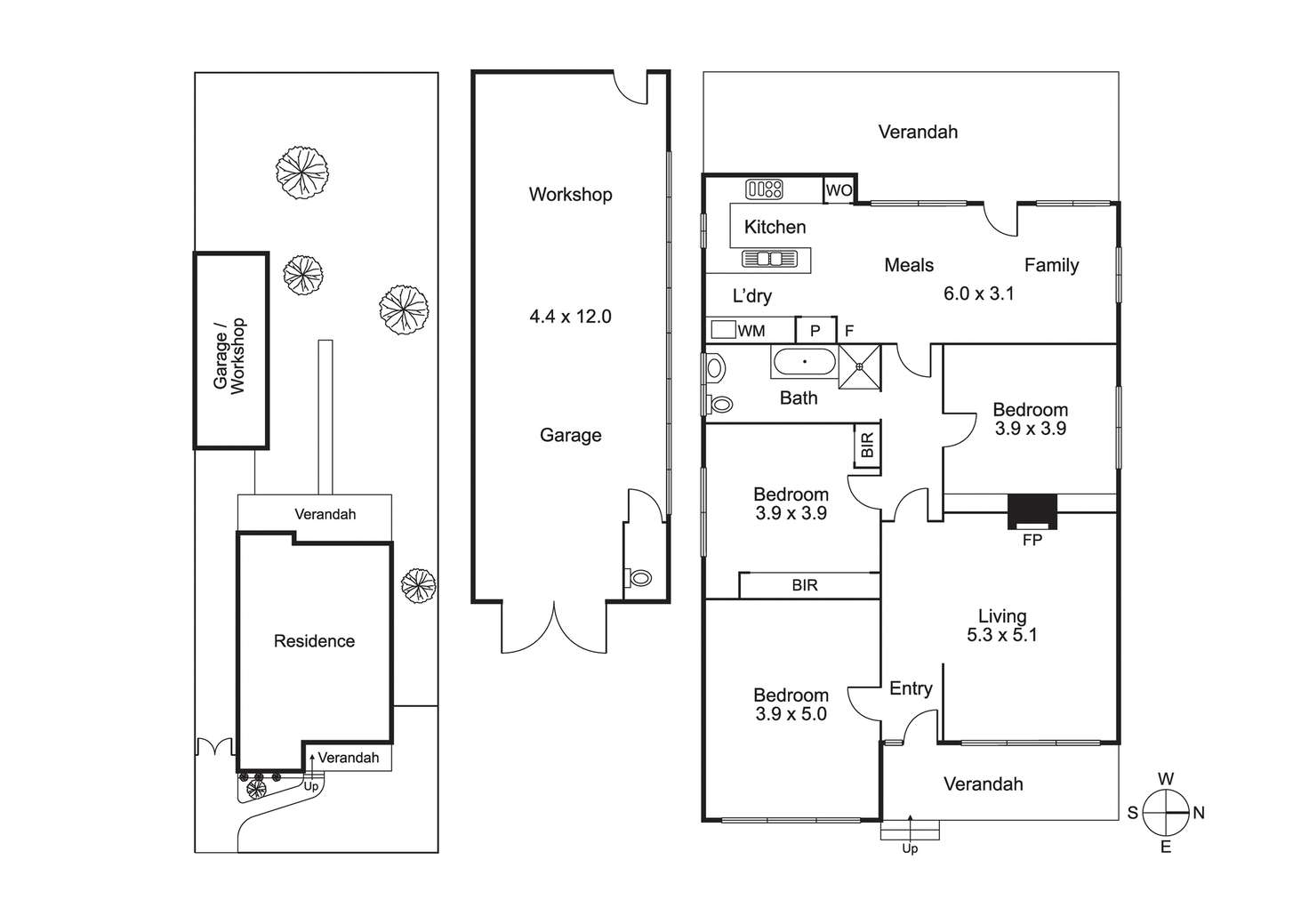 Floorplan of Homely house listing, 1 Hamilton St, Brighton VIC 3186