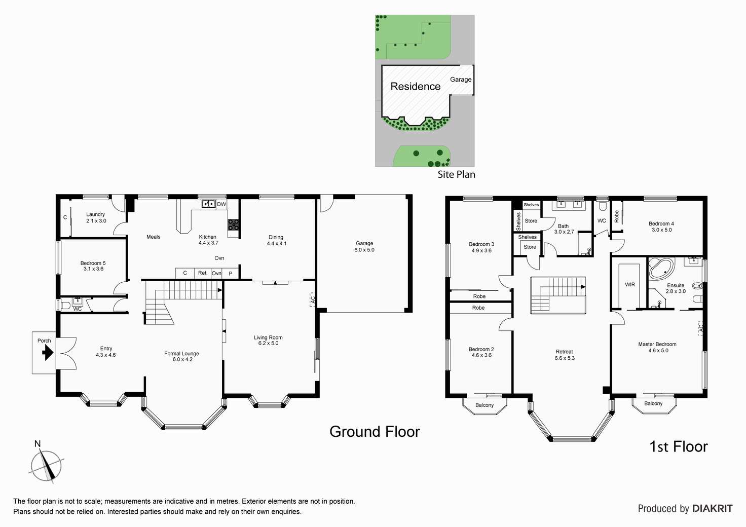 Floorplan of Homely house listing, 107 Riviera Road, Avondale Heights VIC 3034