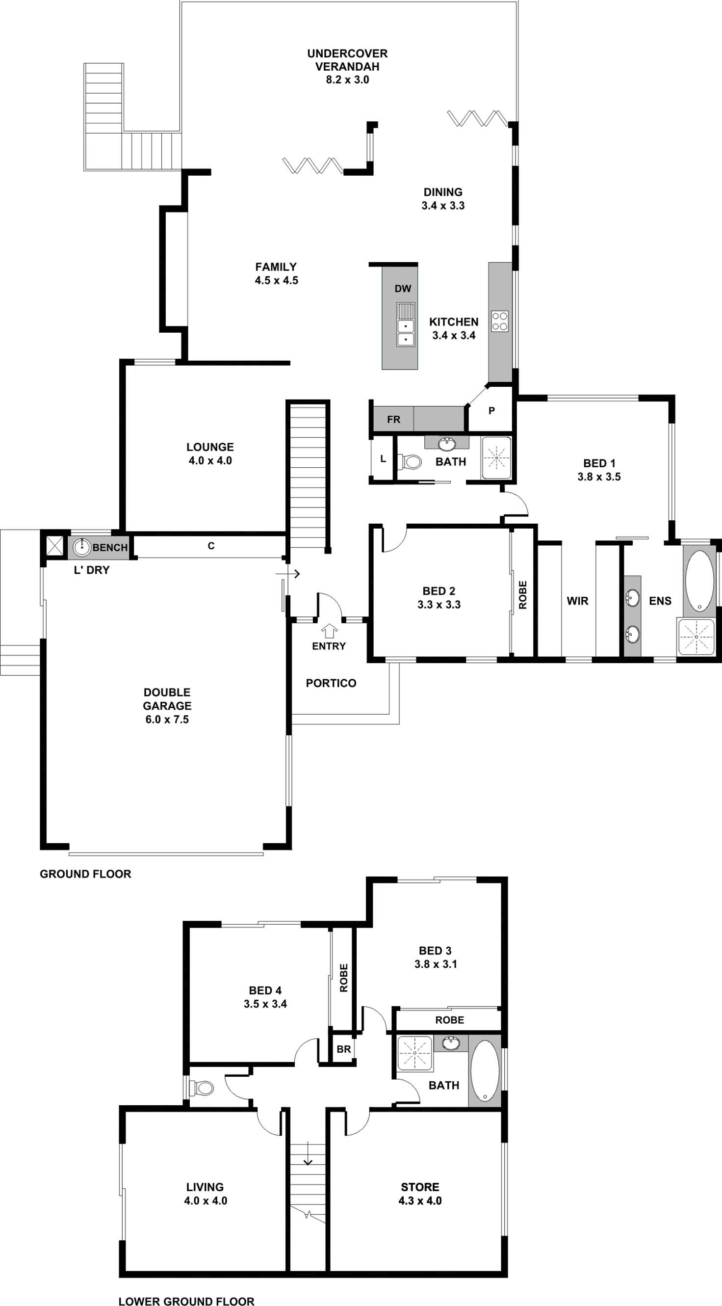 Floorplan of Homely house listing, 22 Songbird Place, Mooloolah Valley QLD 4553
