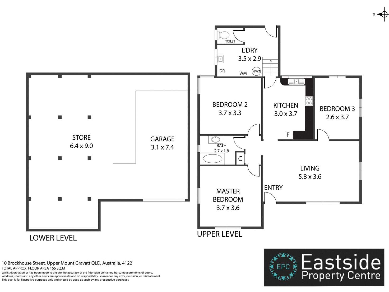 Floorplan of Homely house listing, 10 Brockhouse St, Upper Mount Gravatt QLD 4122