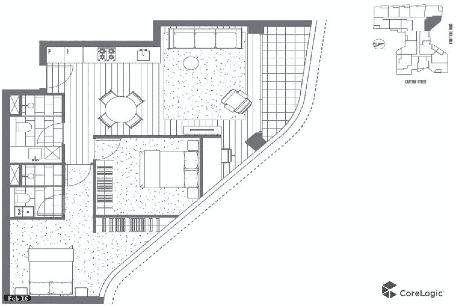 Floorplan of Homely apartment listing, 502/31 Grattan St, Prahran VIC 3181