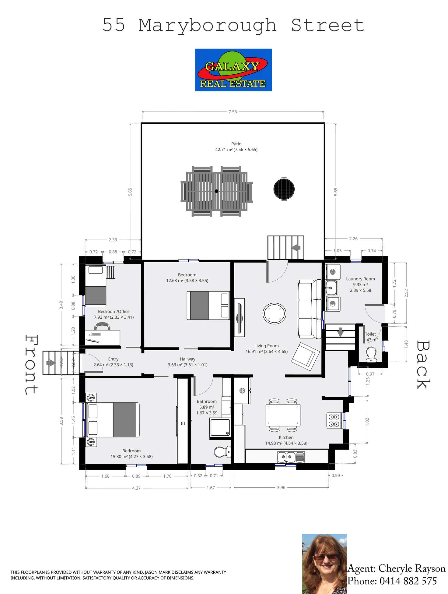 Floorplan of Homely house listing, 55 Maryborough St, Walkervale QLD 4670