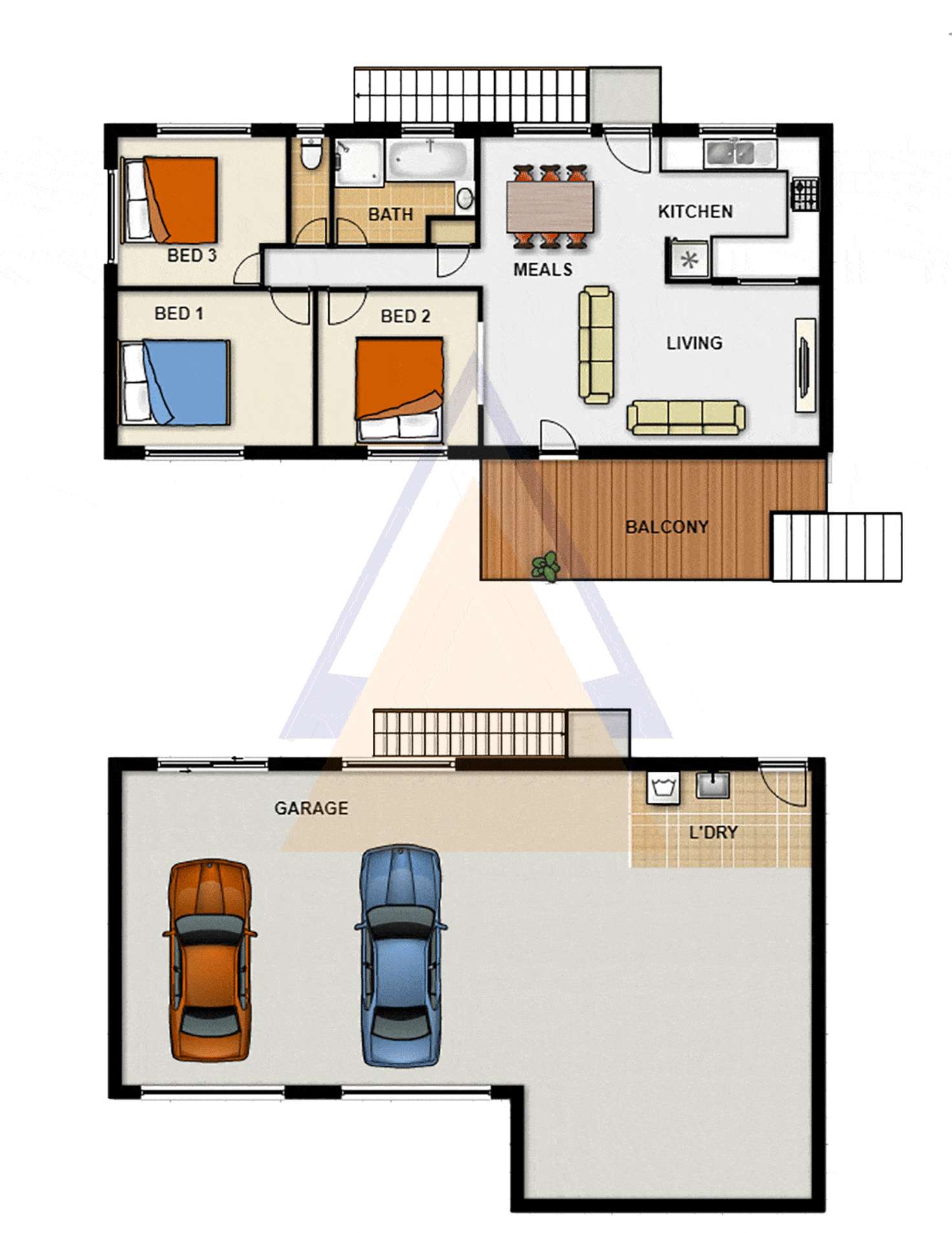 Floorplan of Homely house listing, 25 Woody Ave, Kingston QLD 4114