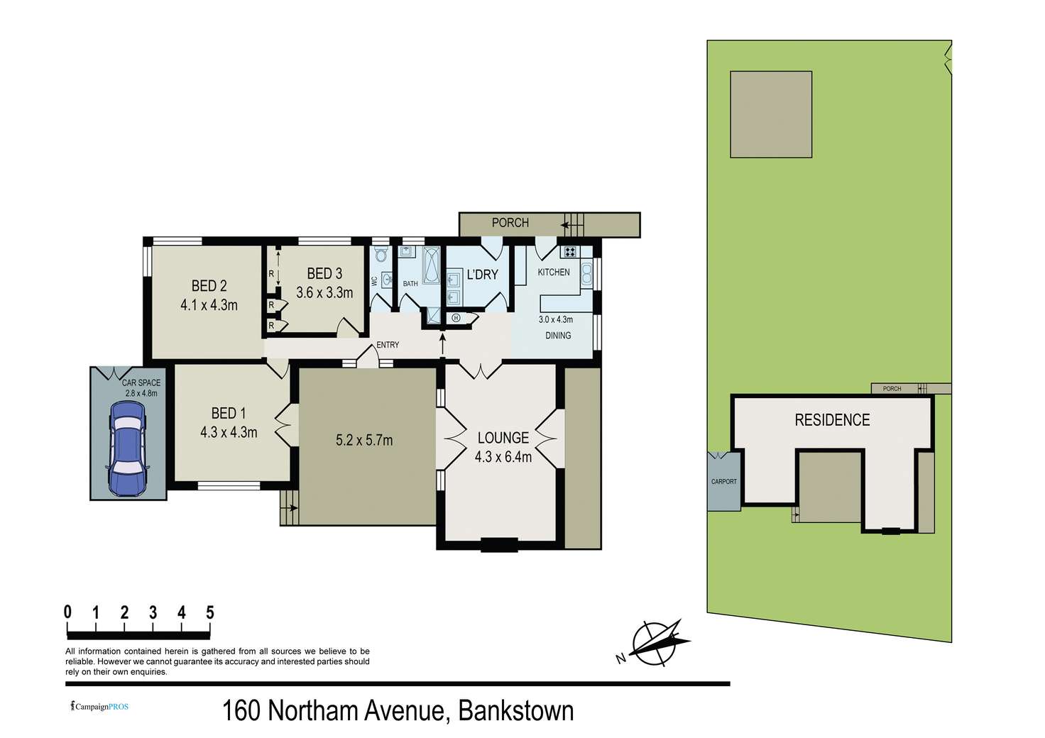 Floorplan of Homely house listing, 160 Northam Ave, Bankstown NSW 2200