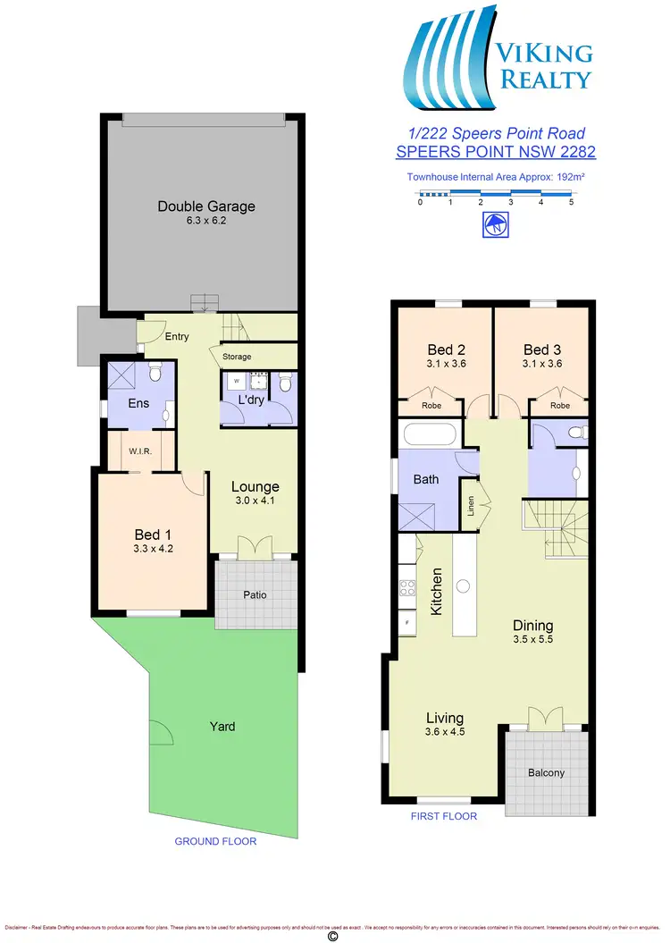 Floorplan of Homely townhouse listing, Unit 1/222 The Esplanade, Speers Point NSW 2284