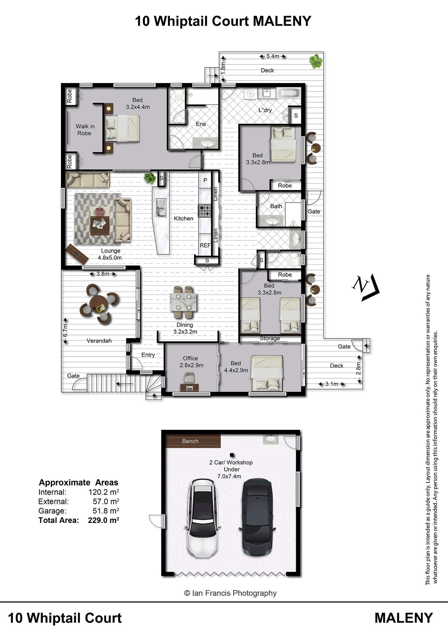 Floorplan of Homely house listing, 10 Whiptail Ct, Maleny QLD 4552