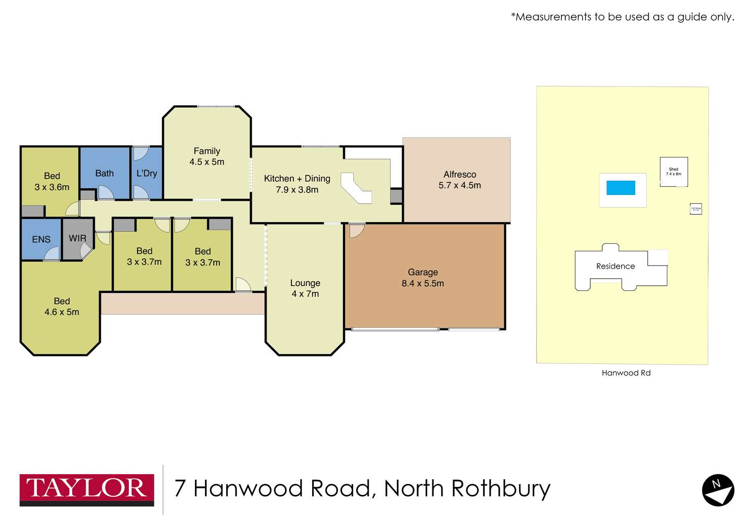 Floorplan of Homely house listing, 7 Hanwood Rd, North Rothbury NSW 2335
