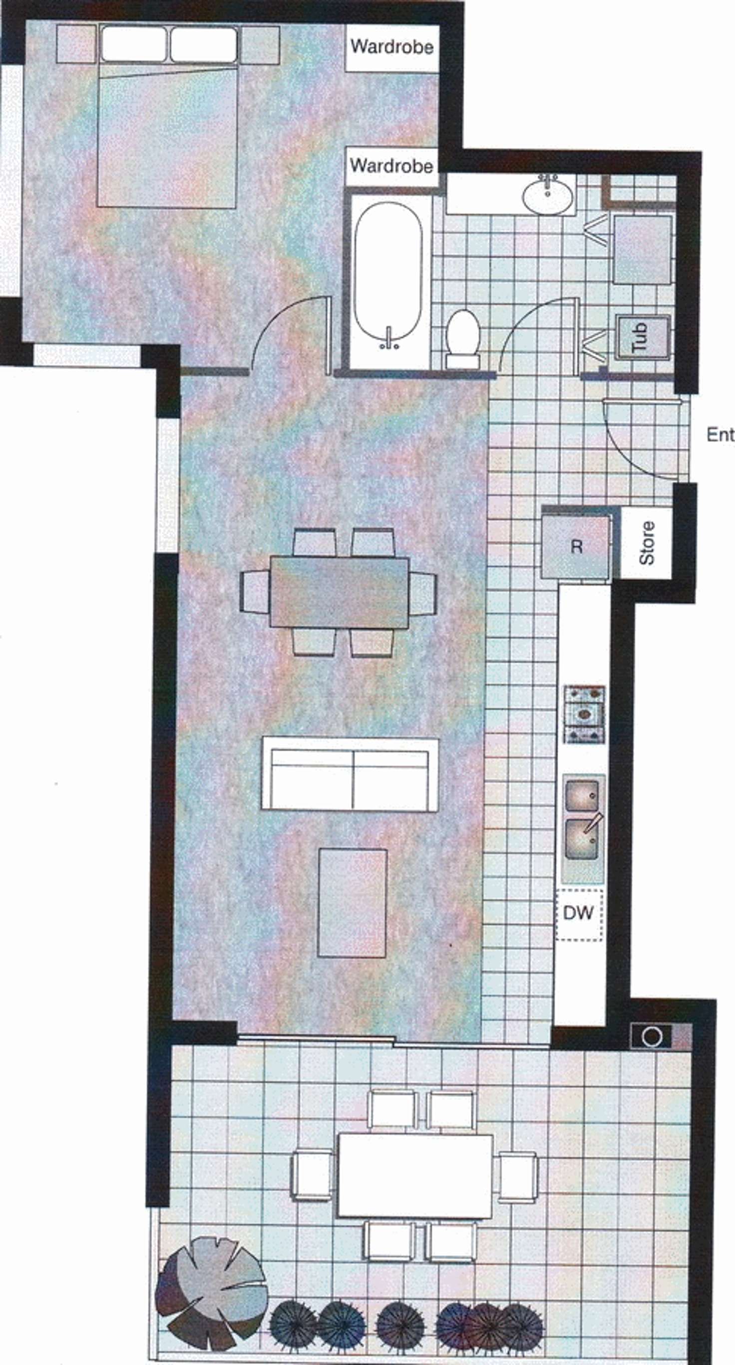 Floorplan of Homely apartment listing, 1805/43 Shoreline Drive, Rhodes NSW 2138