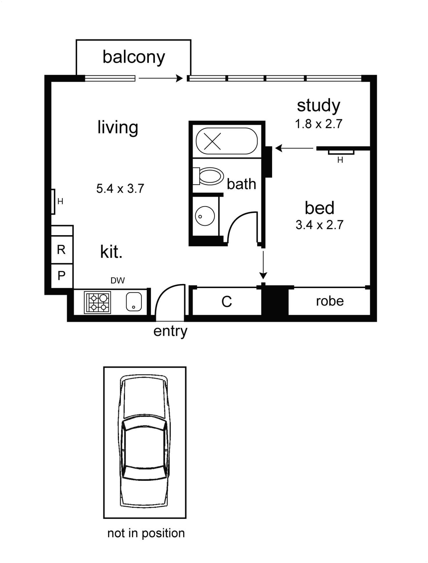 Floorplan of Homely apartment listing, Unit 304a/158 Albert Street, East Melbourne VIC 3002